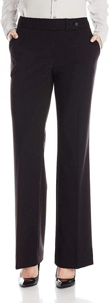 Calvin Klein Straight-Leg Classic Business Casual Pants for Women