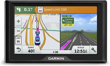 Garmin Drive 50 USA LM GPS Navigator System with Lifetime Maps, Spoken Turn-By-Turn Directions, Direct Access, Driver Alerts, and Foursquare Data