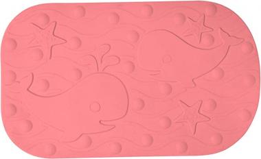 RYNND Bath Mats for Tub Kids - Non-Slip Bathtub mat Bathroom Kids Mat for Toddler Baby Kids, Anti Slip Bathroom Shower Mats for Floor, Small Size 16.5 X 9.8 (Rose Pink)