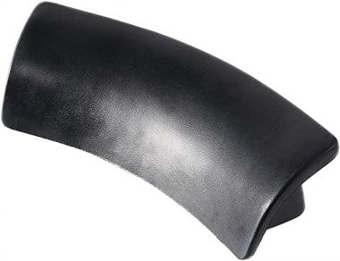 MKVRS Bath Pillow Ergonomic Headrest with Suction Cup,Waterproof Bathtub Special Pillow PU Material,Anti-Corrosion&Wear-Resistant (Color : Black, Size : B)