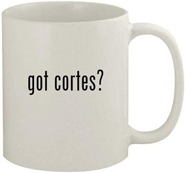 got cortes? - 11oz Ceramic White Coffee Mug, White