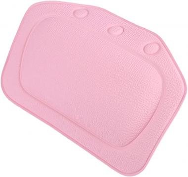 Cyrank Bathtub Pillow, Spa Pillow for Bathtub with Soft Foam Padding for Bathroom Spa Bath Back Cushion(Pink)