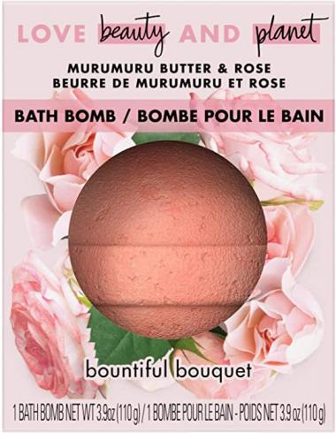 Love Beauty and Planet Bath Bomb 3.9 Oz (Bountiful Bouquet) Murumuru Butter & Rose