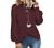 MIHOLL Women’s Long Sleeve Tops Lace Casual Loose Blouses T Shirts