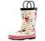 OAKI Kids Waterproof Rubber Rain Boots with Easy-On Handles