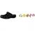 Crocs Mens and Womens Classic Clog w/Jibbitz Charms 5-Packs for Her