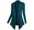 Urban CoCo Women's Drape Front Open Cardigan Long Sleeve Irregular Hem