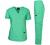 Dagacci Scrubs Medical Uniform Women and Man Scrubs Set Medical Scrubs Top and Pants