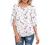 Neineiwu Womens Casual Scoop Neck Loose Top 3/4 Sleeve Chiffon Blouse Shirt Tops