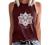 SNKSDGM Womens Tank Tops Sleeveless Round Neck Basic Athletic Shirts Summer Loose Blouses Cute Printed Graphic Tees Shirts