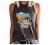 SNKSDGM Womens Tank Tops Sleeveless Round Neck Basic Athletic Shirts Summer Loose Blouses Cute Printed Graphic Tees Shirts