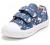 K KomForme Toddler Boys & Girls Shoes Kids Canvas Sneakers with Cartoon Dual Hook and Loops