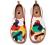 UIN Women's Fashion Floral Art Sneaker Painted Canvas Slip-On Ladies Travel Shoes