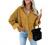 Sidefeel Women Corduroy Long Sleeve Button Down Shirt Oversized Jacket Tops