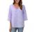 Womens Tops Dressy Casual Chiffon Blouses V Neck 3/4 Sleeve Summer Cute Swiss Dot Flowy T Shirts Loose Pom Pom Blouses