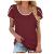 Smooto 2022 Women Summer Blouses Casual V-Neck Short Sleeve T-Shirt Oversized Blouse Women Basic Tee Tops