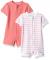 Hanes Ultimate Baby Zippin 2 Pack Rompers