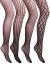 VERO MONTE Women Patterned Fishnets Tights Small Hole Thigh High Sexy Stockings