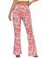 SOLY HUX Women's Print Elastic High Waisted Flare Leg Bell Bottom Pants