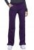 Workwear Professionals Women Scrubs Pant Mid Rise Straight Leg Pull-on Cargo WW170