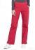 Workwear Professionals Women Scrubs Pant Mid Rise Straight Leg Pull-on Cargo WW170