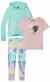 Eddie Bauer Youth Girl's 3 Piece Set, T-Shirt, Hoodie, Legging