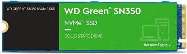 Western Digital 1TB WD Green SN350 NVMe Internal SSD Solid State Drive - Gen3 PCIe, QLC, M.2 2280, Up to 3,200 MB/s - WDS100T3G0C