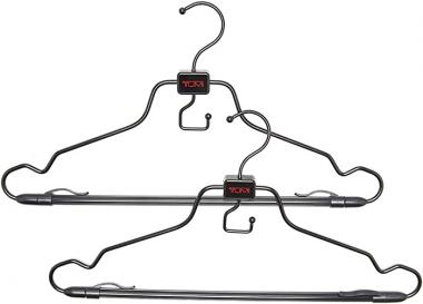 TUMI - Luggage Accessories Travel Hanger - Set of 2 Durable Reversible Hook for Garment Bag - Black