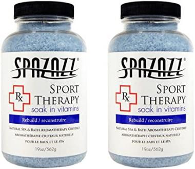 Spazazz Aromatherapy Spa and Bath Crystals -Therapy (2 Pack) (Sport Therapy - 2pk)