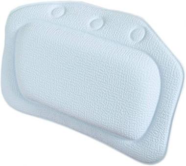 VICASKY 1Pc PVC Sponge Bathtub Cushion with Suction Cup Spa Bath Pillow for Head Shoulder Neck Support (Sky- Blue)