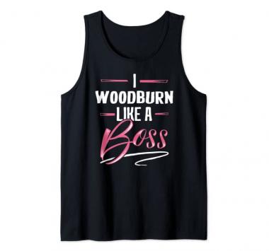 WOODBURN Like A Boss tshirt Lady Boss Girl Power Gift Tank Top