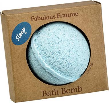 Fabulous Frannie Sleep Natural, Handmade Bath Bomb Set, Rich in Essential Oil, Mineral Salt, Coconut Oil, Witch Hazel, Fizzies to Moisturize Skin 2.5oz