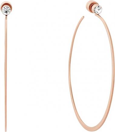 Michael Kors Gold-Tone Hoop Earrings for Women; Huggie Earrings for Women; Stainless Steel Earrings; Jewelry for Women