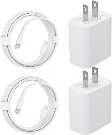 2 Pack [Apple MFi Certified] iPhone 13 12 11 Fast Charger, 20W Rapid USB C Charger with 6FT USB C to Lightning Cable PD Adapter Compatible iPhone 13/13 Pro Max/12/12mini/12Pro/11 Pro/11/iPad Air