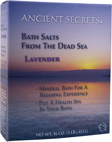 Ancient Secrets Bath Salts From The Dead Sea, Lavender, 16 Ounce