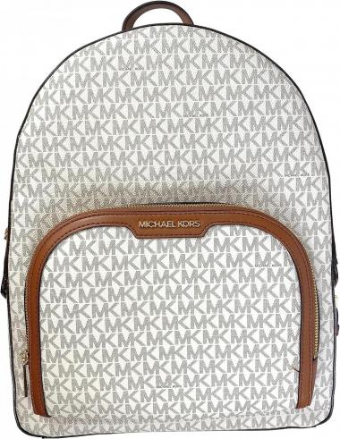 Michael Kors Jaycee Logo Backpack (Vanilla)