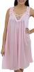 Venice Womens' Silky Looking Embroidered Nightgown 06N