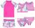 Eddie Bauer Little Girl's 4-Piece Mix & Match Swim Set