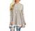 WEKILI Women's Tops Long Sleeve Lace Scoop Neck A-line Tunic Blouse