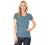 J. Village Women's Summer T-Shirt - Round and V-Neck Short Sleeve Super Soft Stretch Summer Tee Top