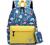 Mairle Little Kids Backpack Preschool Kindergarten School Bag for Boys and Girls with Chest Strap, Forest Animals Print,Green/White