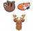 Crocs Jibbitz 3-Pack Animal Shoe Charms | Jibbitz for Crocs