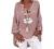 Womens Cotton Linen Shirts Plus Size Tops Trendy Printed Roll Sleeve T-Shirt V-Neck Loose High Low Flowy Blouse Tunics