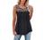 Womens Summer Tops Lace Dressy Casual Cute Sleeveless Camis Tank Tops Loose Flowy Tunic Swing Pleated Shirts Blouse