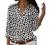 Women Fashion 2022 Floral Printed Casual Long Sleeve Button Down Shirts Tops Trendy V Neck Collar Blouses Tunic Top