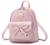 Girls Bowknot Cute Leather Backpack Mini Backpack Purse for Women