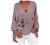 Women Plus Size Linen Shirts Roll Sleeve Notch V-Neck T Shirts Plain Floral Print Loose High-Low Hem Tunic Tops Blouse