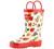 OAKI Kids Waterproof Rubber Rain Boots with Easy-On Handles