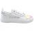 bebe Girls' Big Kid Chunky Glitter Sneakers with Lace-Up and Logo, Slip-On Sparkly Fashion Shoes