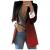 Women's Lapel Collar Long Sleeve Plaid Blazer Slim Fit Open Front Work Jackets Blazer Dress Office Suit Coat Outerwear